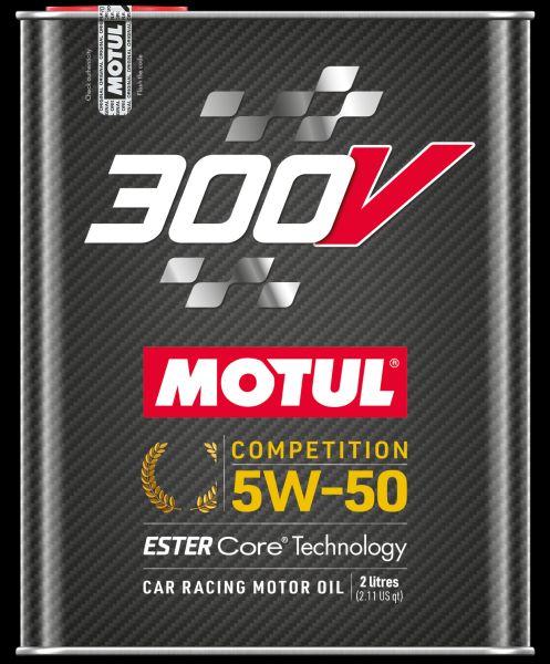 Ulei de Motor MOTUL 300V Competition 5W-50, 2 Litri